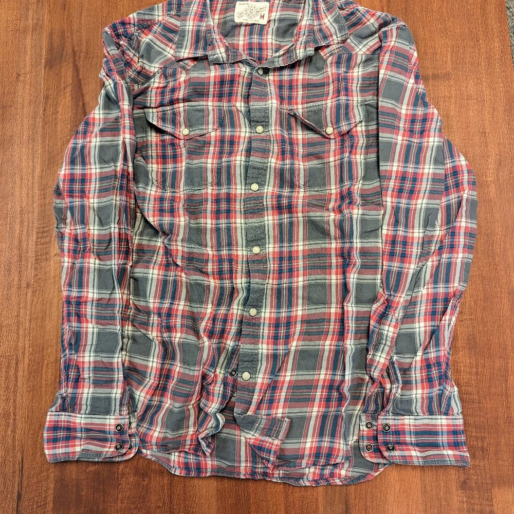 Lucky Brand western style flannel shirt